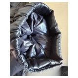 SAM New York Puffer Jacket with Fur Trim Hood - Size S - Black