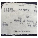 Versace V2 KATXPX Tuxedo Jacket & Pants - Neiman Marcus Designer Collection - 54R