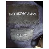 Emporio Armani Navy Blazer - C LINE 2-Button Notch Lapel