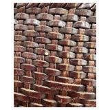 De Vecchi by Hamilton Hodge Made in Italy Woven Leather Shoulder Bag