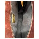 De Vecchi by Hamilton Hodge Made in Italy Woven Leather Shoulder Bag