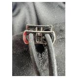 VANELI Black Suede Knee-High Boots - Side Zip, Block Heel - Size 7