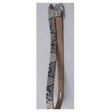DÉHANCHE Snake Print Real Leather Belt XS Made in Italy