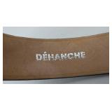 DÉHANCHE Snake Print Real Leather Belt XS Made in Italy