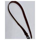 Ferragamo Gancini Leather Belt - Brown, Made in Italy