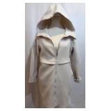 Lululemon Zip Front Hoodie Jacket Dress - Size 8 - Cream