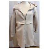 Lululemon Zip Front Hoodie Jacket Dress - Size 8 - Cream