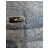 Herno Quilted Down Jacket - Short Sleeve, Blue/Gray