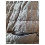 Herno Quilted Down Jacket - Short Sleeve, Blue/Gray