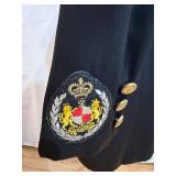 Veronica Beard Patchwork Crest Blazer - Navy - Size 6