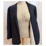 Isabel Marant Étoile Navy Blazer - Notched Lapels & Patch Pockets, 1-Button Front