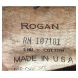 Rogan Distressed Denim Jacket with Sequins - Made in USA - 100% Cotton - Large