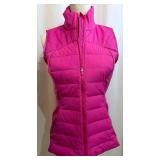 Lululemon Pink Vest 8 & Zella White/Gray Vest XL & Bernardo Goose Down Vest M
