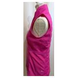 Lululemon Pink Vest 8 & Zella White/Gray Vest XL & Bernardo Goose Down Vest M