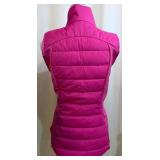 Lululemon Pink Vest 8 & Zella White/Gray Vest XL & Bernardo Goose Down Vest M