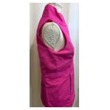 Lululemon Pink Vest 8 & Zella White/Gray Vest XL & Bernardo Goose Down Vest M