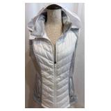Lululemon Pink Vest 8 & Zella White/Gray Vest XL & Bernardo Goose Down Vest M