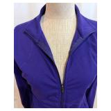 Seventy Venezia Cream Hooded Zip Sweatshirt & Zella Purple Zip Jacket