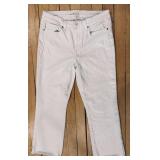 MOTHER The Insider Crop Step Fray Jeans & Velvet Jeans (Lot of 2)
