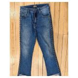 MOTHER The Insider Crop Step Fray Jeans & Velvet Jeans (Lot of 2)