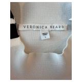 Veronica Beard - Stripe Knit Top - White Crewneck w/ Black Stripes & Purple Stripe Top (Lot of 2)