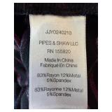 Veronica Beard - Stripe Knit Top - White Crewneck w/ Black Stripes & Purple Stripe Top (Lot of 2)