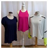 Lululemon Navy Tee - Sweaty Betty Pink Tank Size S - Brooks Run Happy L/S Top