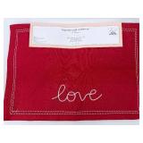 Cupcakes & Cashmere At Home - Patriotic Kitchen Linen Set Featuring Napkins, Placemats & Woven Basket