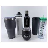 Sears Mercedes & Zak! Water Bottles & Travel Mugs (Lot of 6)