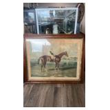 1861 kettledrum horse racing lithograph