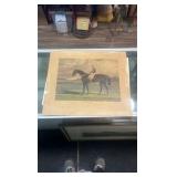 1838 INDUSTRY horse racing etching