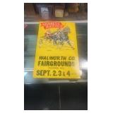 1978 harness racing advertising poster