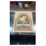 horse racing advertising poster