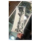 1903 horse race panoramic photo reproduction