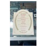 1974 Kentucky derby 100th anniversary Churchill downs menu