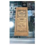 1928 Saratoga racing program