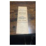 1906 Louisville jockey club Churchill downs race program