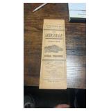 1906 Louisville jockey club Churchill downs race program