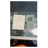 early 1900s horse racing items