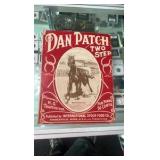 early 1900s Dan patch sheet music