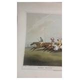 horse racing lithograph