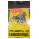 1978 harness racing advertising poster