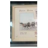 1970 horse racing finish line photograph