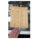 1937 Santa Anita park race program