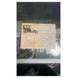 antique horse racing race program