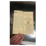 1951 Saratoga race program