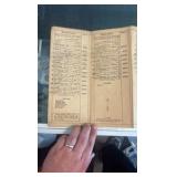 1933 San Mateo county jockey club race program