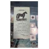 early 1900s horse racing items