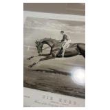 1892 sir Hugo horse racing etching