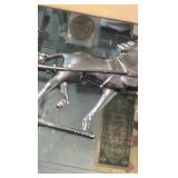 1930s custom horse racing hood ornament new old stock